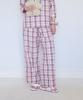 Kirsh Mellow Cheek Check Pajama Pants [Pink]