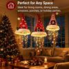 LED Santa Hat Hanging Light Christmas Hat Pendant Lamp With Tassel Bell Star Ornaments Xmas New Year Party Decor 2027