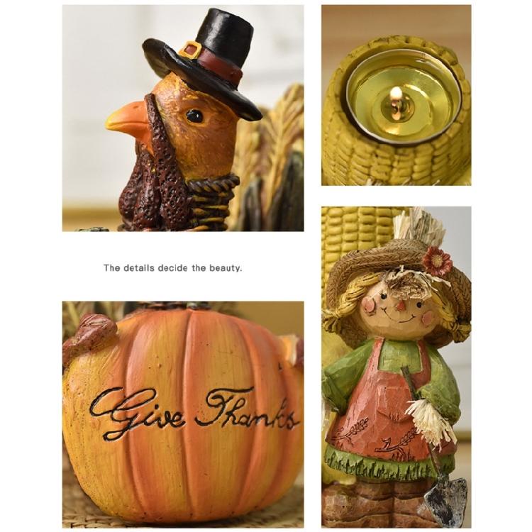 Halloween Garden Adornments Pumpkin Doll Miniature Landscape for Home Outdoor Garden Decoration Pumpkins Decors