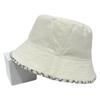 Bucket Hat Women's High Sense Department Summer New Double-sided Wear Shading Sunscreen Plaid Casual Retro Fashion