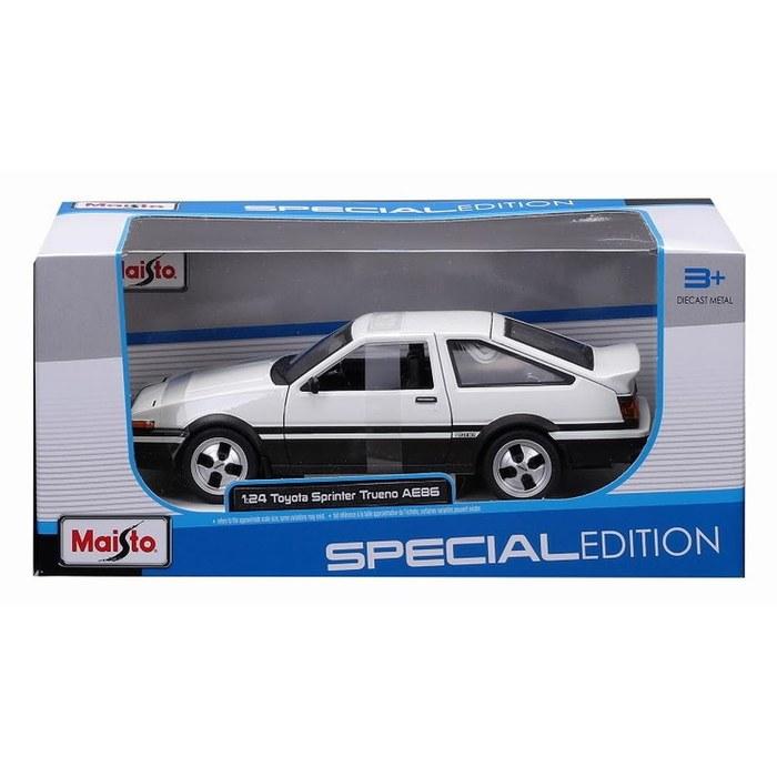 Kyosho Maisto 1/24 Toyota Sprinter Trueno (AE86) White/Black MS32916WT