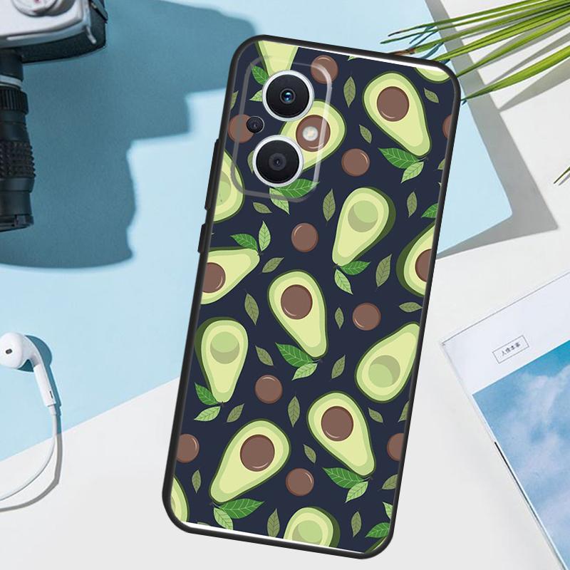 Lovely Avocado Cover For OPPO Reno 14 F 13F 12F 11F 10 11 12 13 Pro 7 8 Lite OPPO Find X9 X5 X6 X8 Pro Case