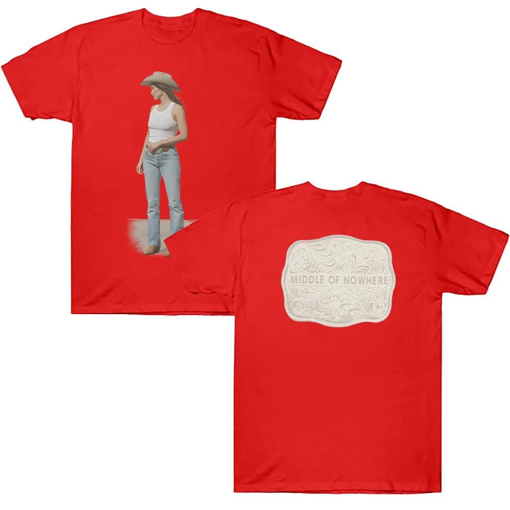 

Vintage Harajuku Aesthetic Clothes Middle of Nowhere Photo Tee Kacey Musgraves T-shirt Unisex Y2K O-neck Cotton Short Sleeve Top 4XL