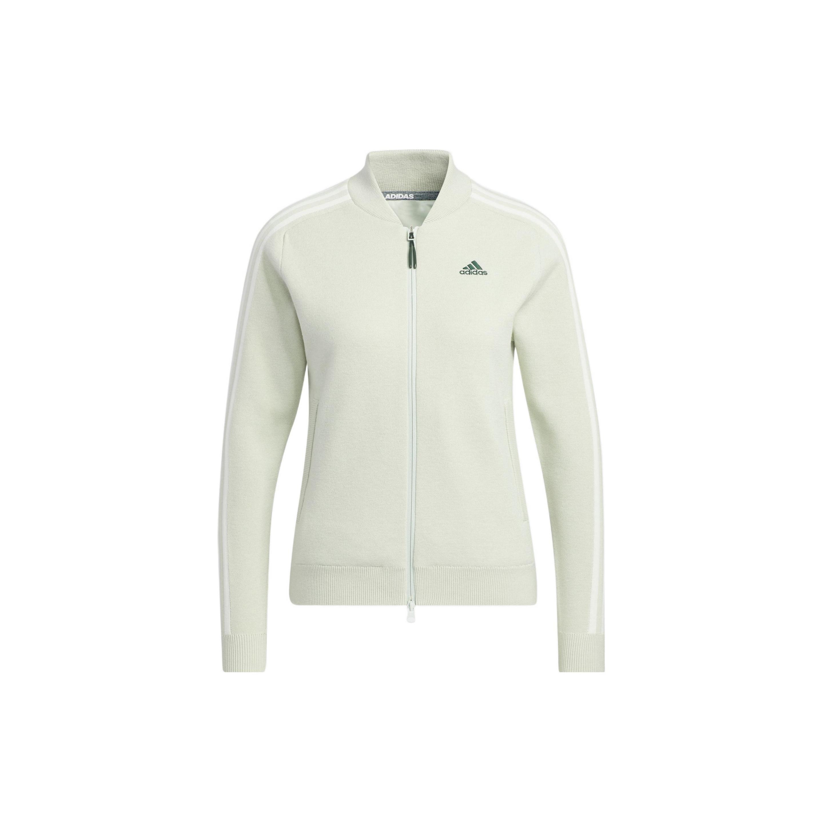 (WMNS) adidas WIND.RDY 3-Stripes Long Sleeve Sweater Asia Sizing Green Women s HG8248 XS