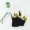 Damen Herren Flammenmuster Weiche Warme Baumwolle Elastisch Atmungsaktiv Mittelhohe Socken