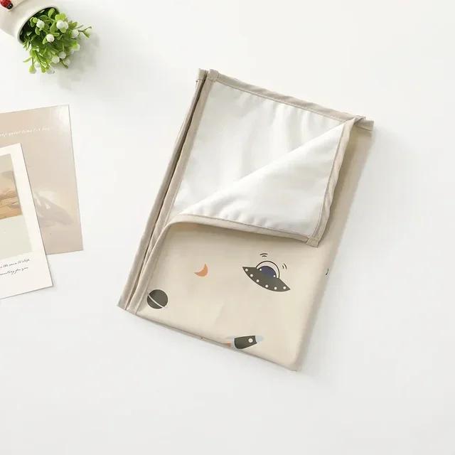 

Водонепроницаемый коврик для подгузников из ПУ - Мягкий, непромокаемый, моющийся, впитывающий пеленка для новорожденных, многоразовые подкладки для пеленания и коврики для пикника и путешествий