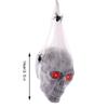 1PCS Halloween Horror Glowing Sound Control Spider Cotton Skull Prop Ghost House Secret Room Courtyard Decoration Decor