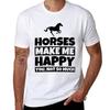 Horse Lover Gifts Funny Horse Riding Humor Tshirt Simple Trendy Casual Tshirt