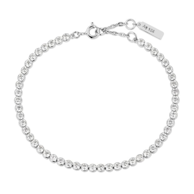 

ANIA HAIE Low Bezel Set 925 Silver Bracelet B058-06H single type