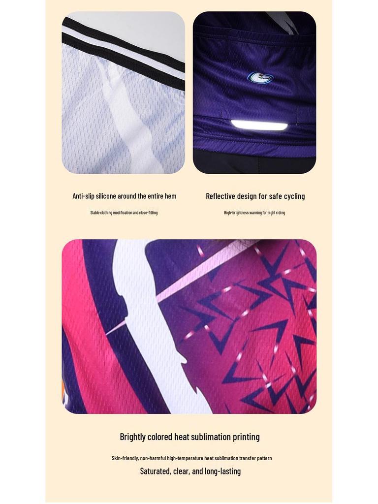 Mid-Aged Women's Thick Fleece Cycling Suit - Slim-Fit Mountain & Road Bike Gear