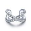 1 Piece Rainbow Ear Clips 925 Sterling Silver Fashion Unique Tiny Cuff Earrings For Women Girl Fine Jewelry Accessories