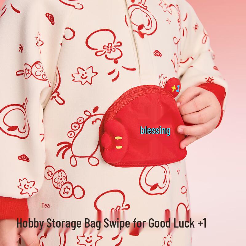 Balabala Baby Plush-Lined Festive Romper 73