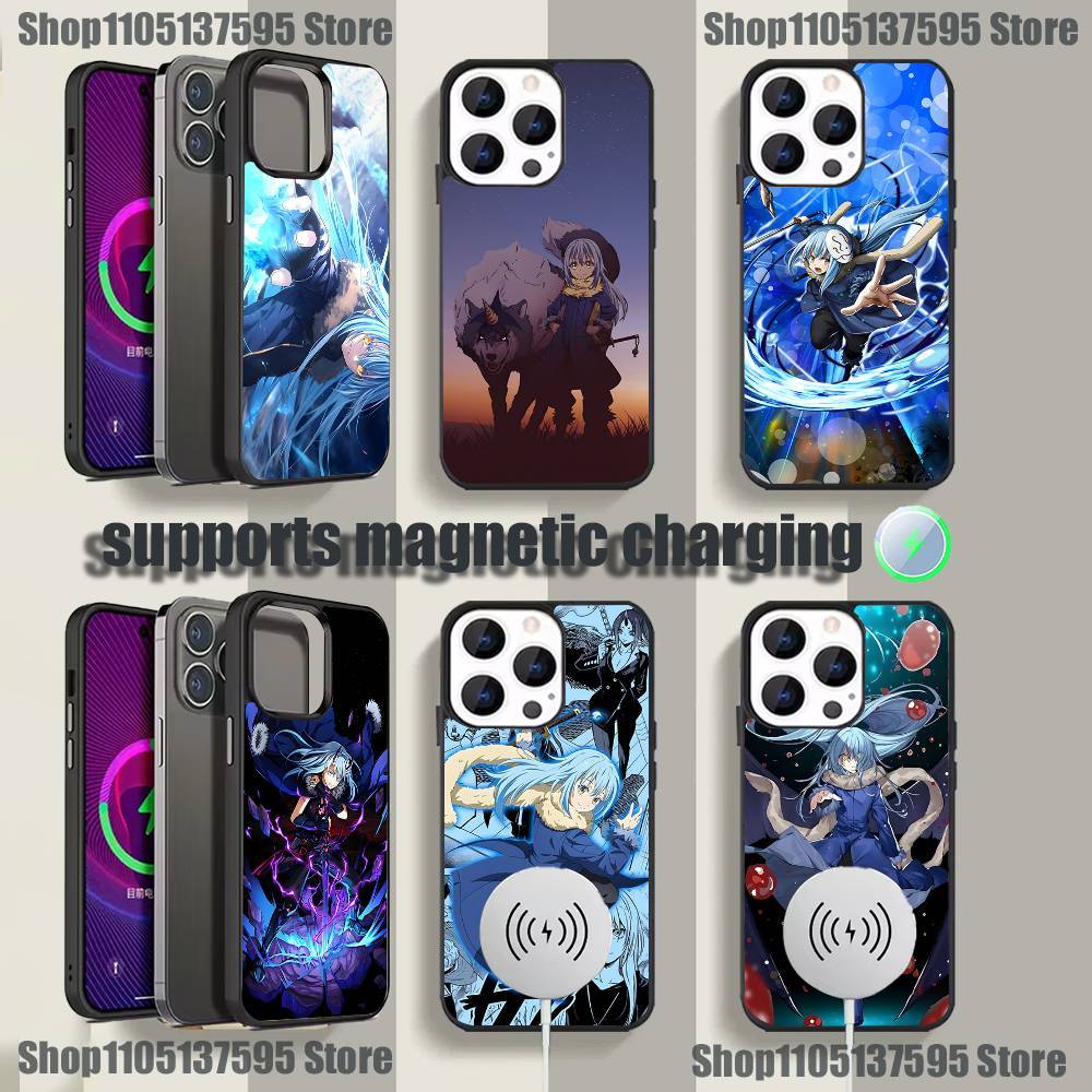 R-Rimurus T-Tempest Slimes Phone Case For iPhone 17,16,15,14,13,12,11,Pro,Max,Plus,Mini,SE4,E Magnetic Magsafe Wireless Charging