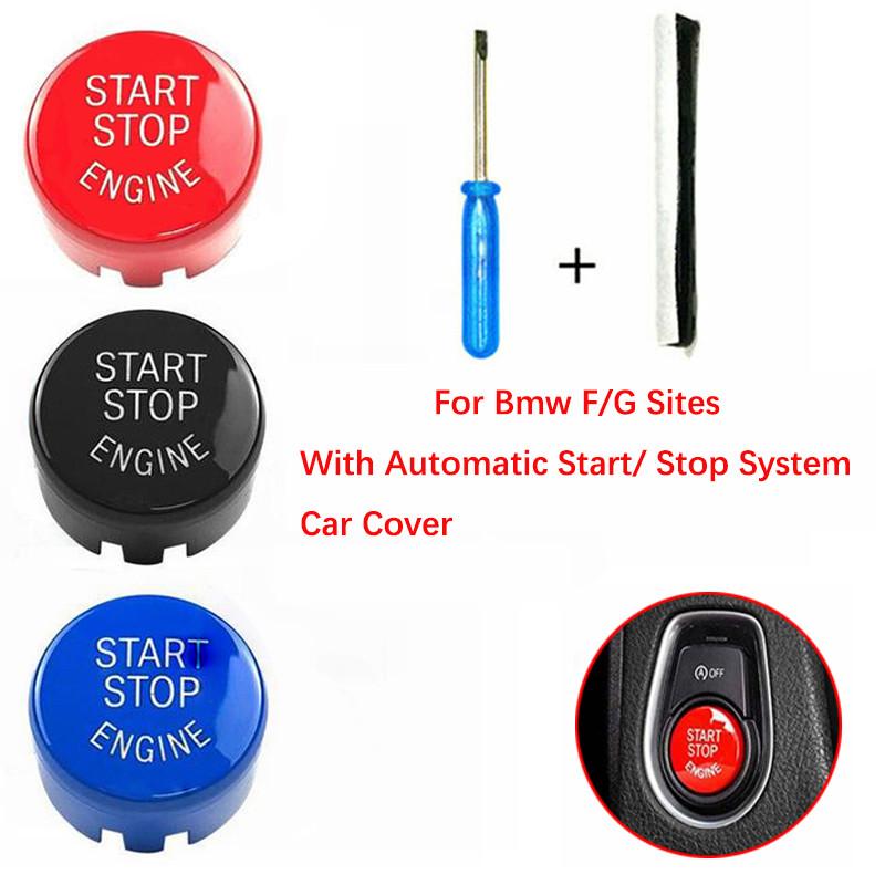 For BMW F G Sites Car Engine Start Stop Button Replace Cover Switch F20 F21 F22 F23 F30 F34 F10 F18 F12 F07 F01 F02 F48 F25 F26