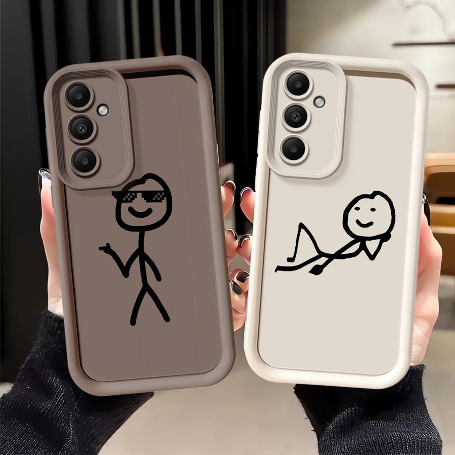Case for Samsung Galaxy A56 A24 A54 A32 A22 A35 A52 A36 A73 A25 A26 A55 A21s Phone Cover Cartoon Character
