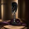 Jewelry Organizer Human Ear Earrings Holder, 3D Printed Earring Stand, Shape Stud Display Hanger Stand for Dresser Countertop Showcase