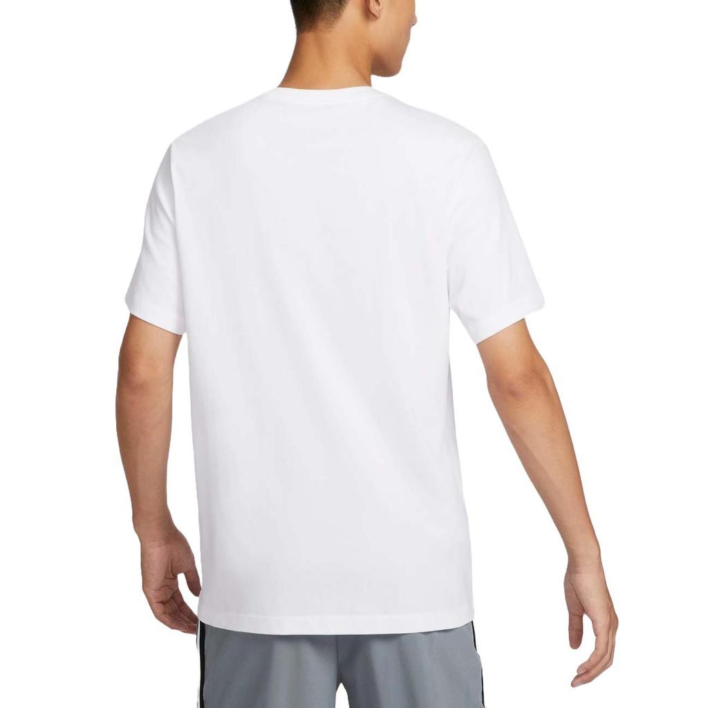 Nike Dri Fit T Shirt Men's White/White/Travel Yellow/Comet Red FZ4578-100