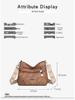 Stylish Multi-Compartment Crossbody Bag for Mature Women