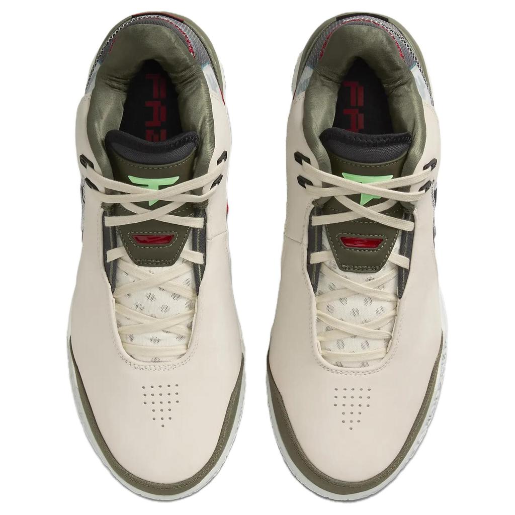 Nike FaZe Clan x Zoom LeBron NXXT Gen AMPD EP Gaming Set-Up Men Sneakers Cream Light-Cream Medium-Olive HF0716-200