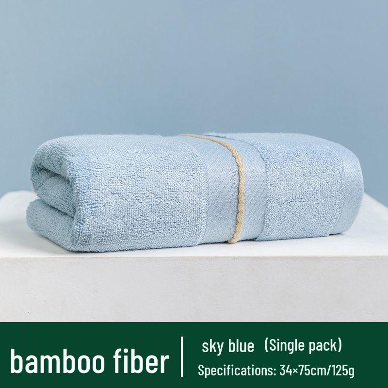 Luxury Bamboo Bath Towel - Thick, Quick-Drying & Non-Shedding for Couples