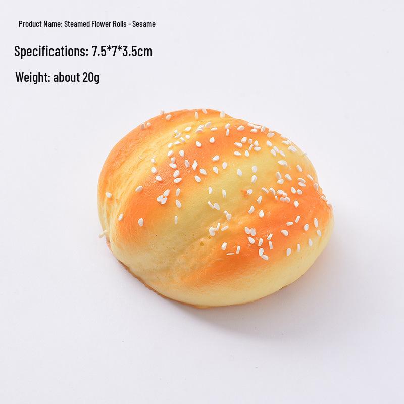 PU Slow Rebound Bread Squeeze Toy - Soft Fragrant Fake Cake for Decompression and Photography Props