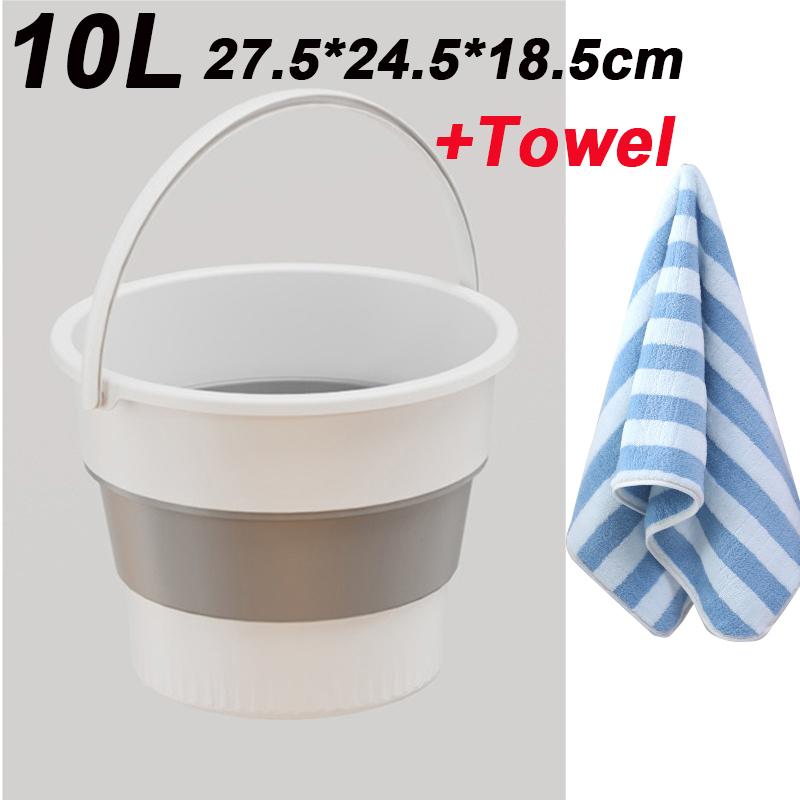 Portable Folding Washing Bucket Home Use Washing Clothes Or Outdoor Fishing Car Cleaning Thickened Multifuctional Folding Bucket