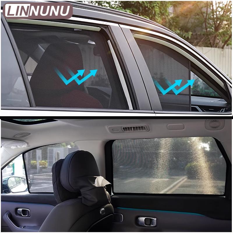 Parasol para Coche Ventana Lateral Malla Magnética Cortina de Sol de Verano Protección UV Para jaecoo j7 PHEV combustible Accesorios SHS