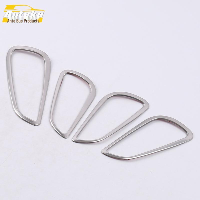 

Compatible with 15 Focus models: Stainless Steel Interior Handle Bright Ring & Door Armrest Grip Sticker