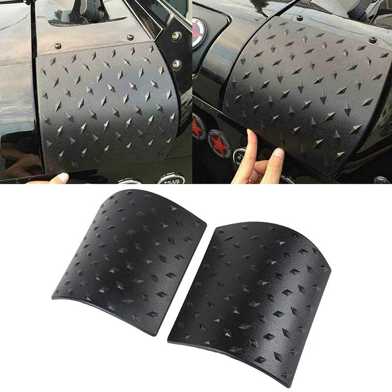 1 Paar Karosserie-Schutzplatten Seitenhaubenabdeckung Zieraufkleber Schwarz Für Jeep Wrangler JK 2007-2017 2018 Auto Außenteile