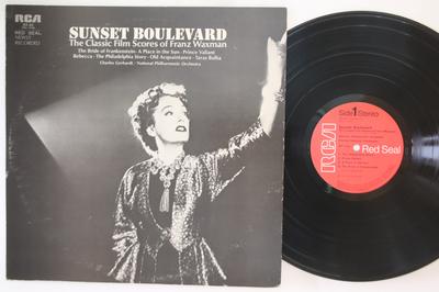 LP Record FRANZ WAXMAN, NATIONAL PHILHARMONIC - Sunset Boulevard - The Classic Film SX92 RCA 1975 Japan Soundtracks & Musicals Used