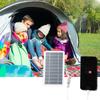 5V kleines Solarpanel mit USB DIY monokristalline Silizium-Solarzelle wasserdicht Camping tragbar