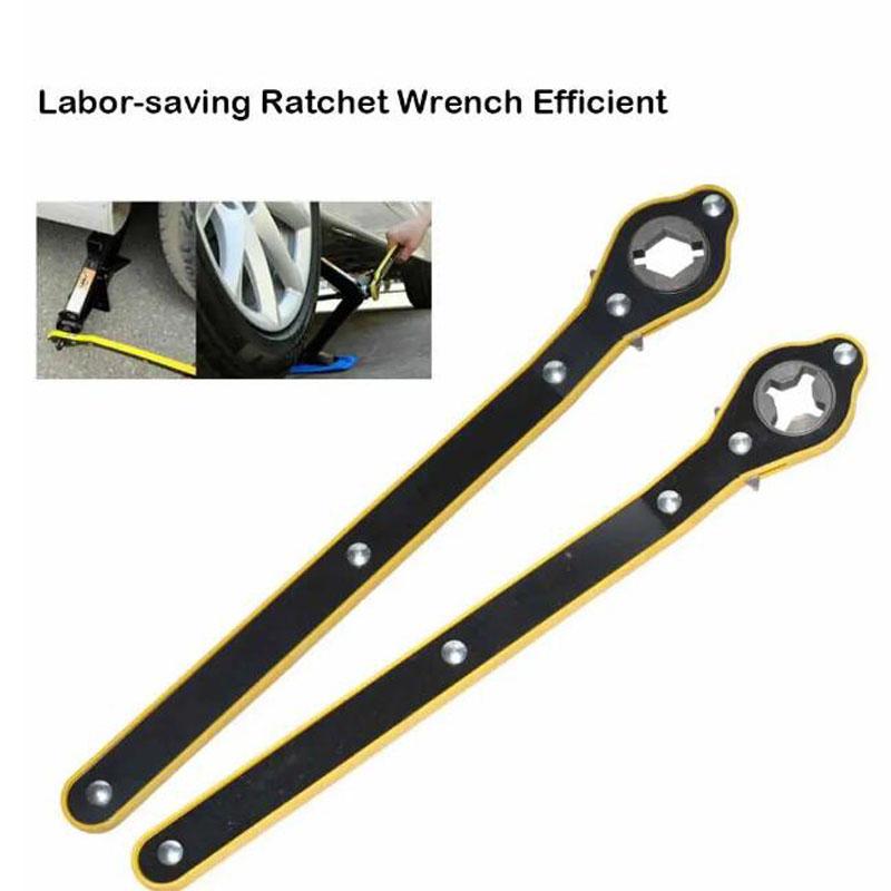 Car Mounted Small Car Universal Crank Handle Accessories with CAR Tools Car Jack Handle Lever Labor-saving Wrench Tool