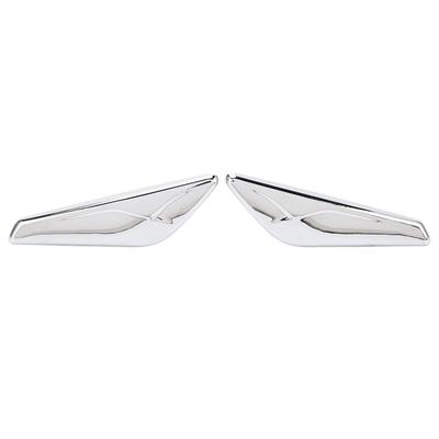 KIMISS Side Chrome Trim Finisher Markers 2 Pcs Replacement for Front Fender Chrome Finisher 51117338569 X3 X4 F25 F26 2013-2017