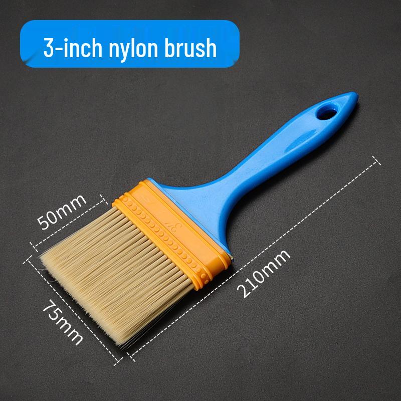 Soft Nylon Bristle Cleaning and Dust Removal Brush for Industrial Paint and Oil Application