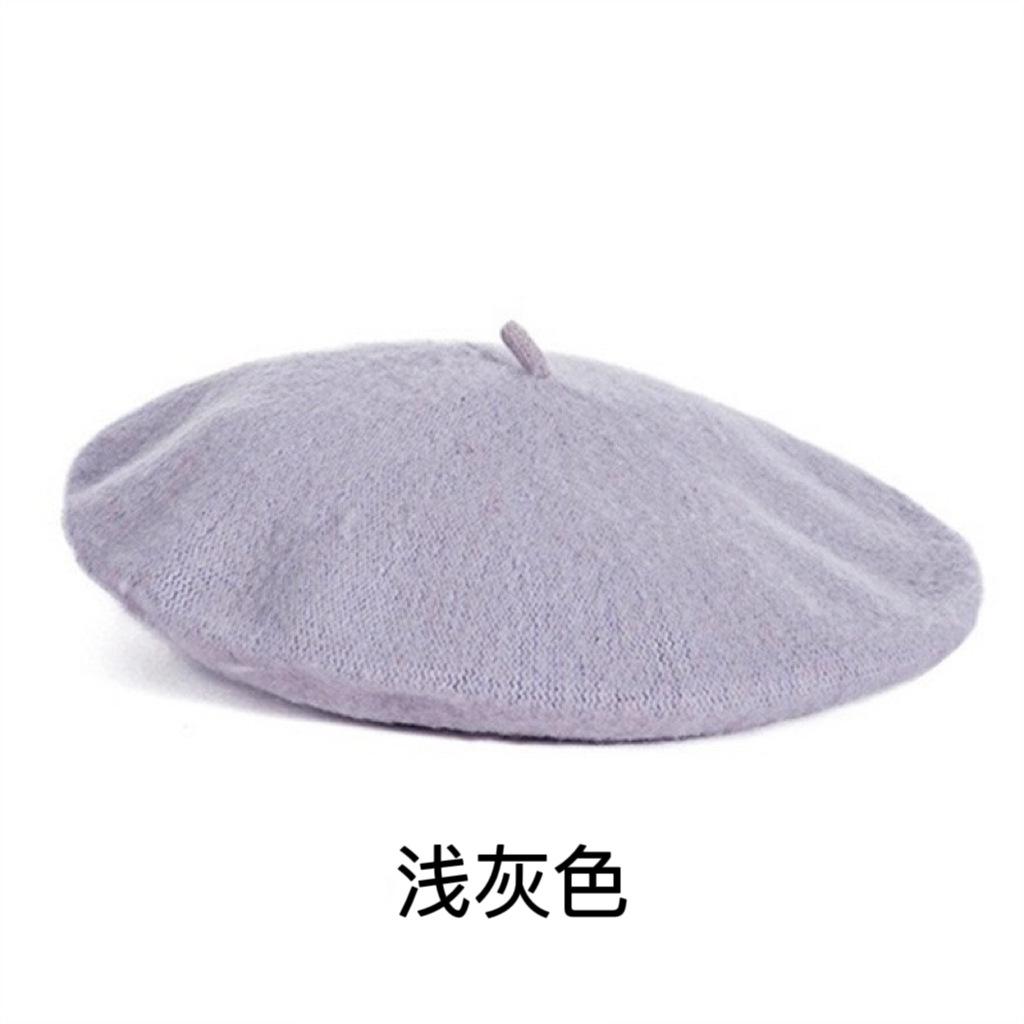 Autumn Winter French Beret Wool Pumpkin hats for women Ladies Female Outdoor Thick Warm Artist Caps Gifts