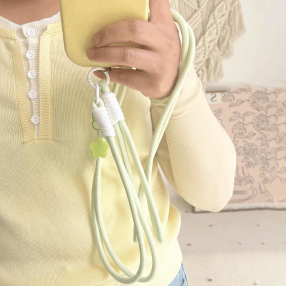 Hanging Rope Mobile Phone Lanyard Detachable Phone Neck Straps Crossbody Phone Strap  Lanyard Patch