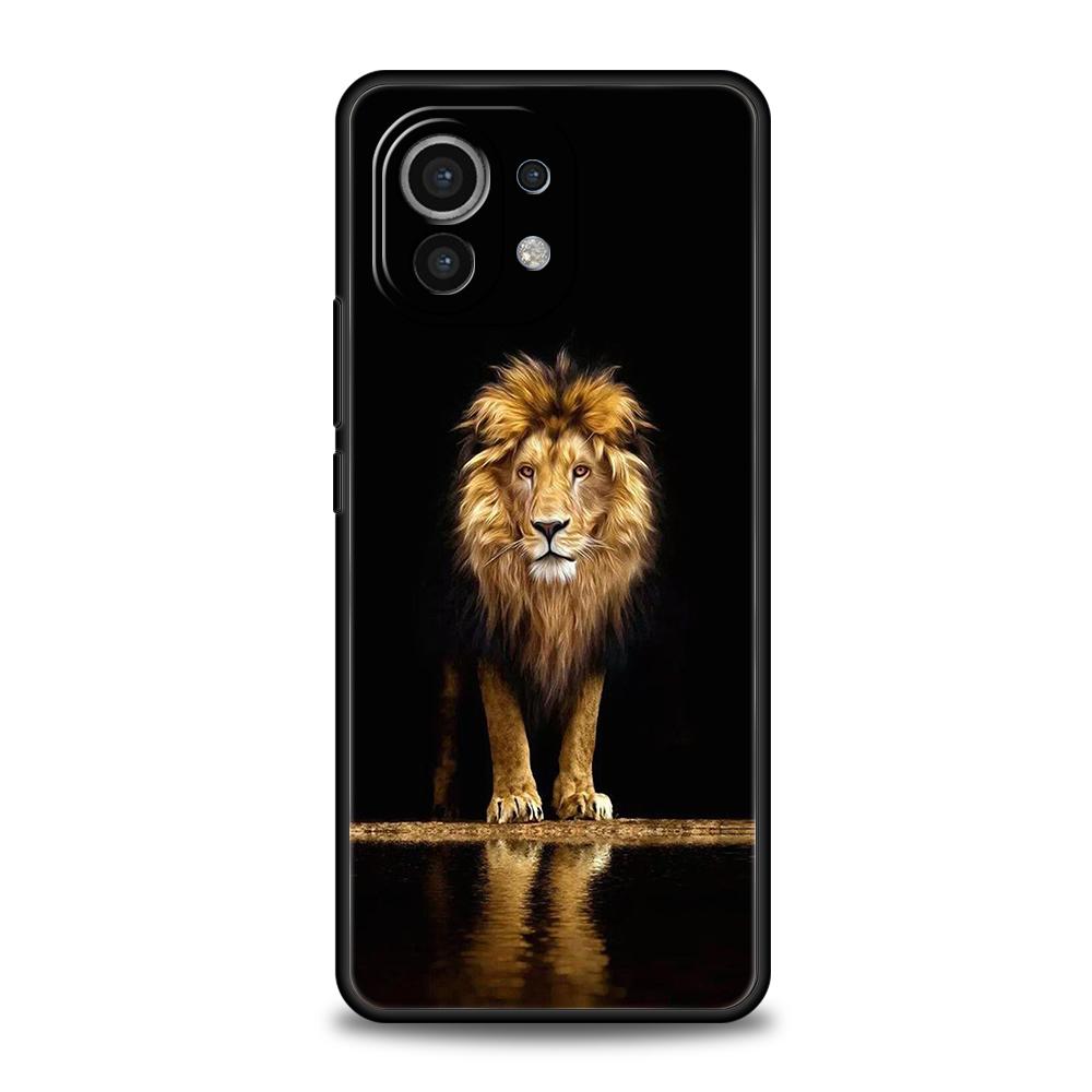 Tier Löwe Handyhülle Für Xiaomi Mi X3 X4 NFC F3 M3 M4 GT Note 9T 10T 10 11 Ultra 11T 11X 12 Pro Lite 5G Silikonhülle Fundas