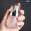 Bouteille en Verre Dépoli sous Vide Contenant Vide Rechargeable 30ml Maquillage Cosmétique Pot pour Crème Visage Lotion Pommade Flacon de Voyage