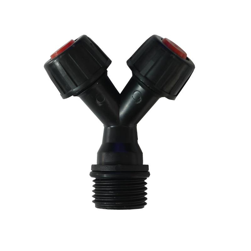4-Minute Double-Eye Y-Shaped Atomizing Nozzle for Dust Suppression and Cooling