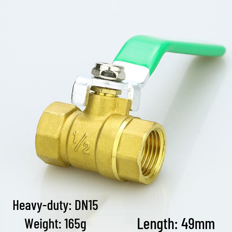 4-Point DN15 & 6-Point DN20 All-Copper Ball Valve, High-Temp Resistant, 1-Inch & 2-Inch, for Tap Water.