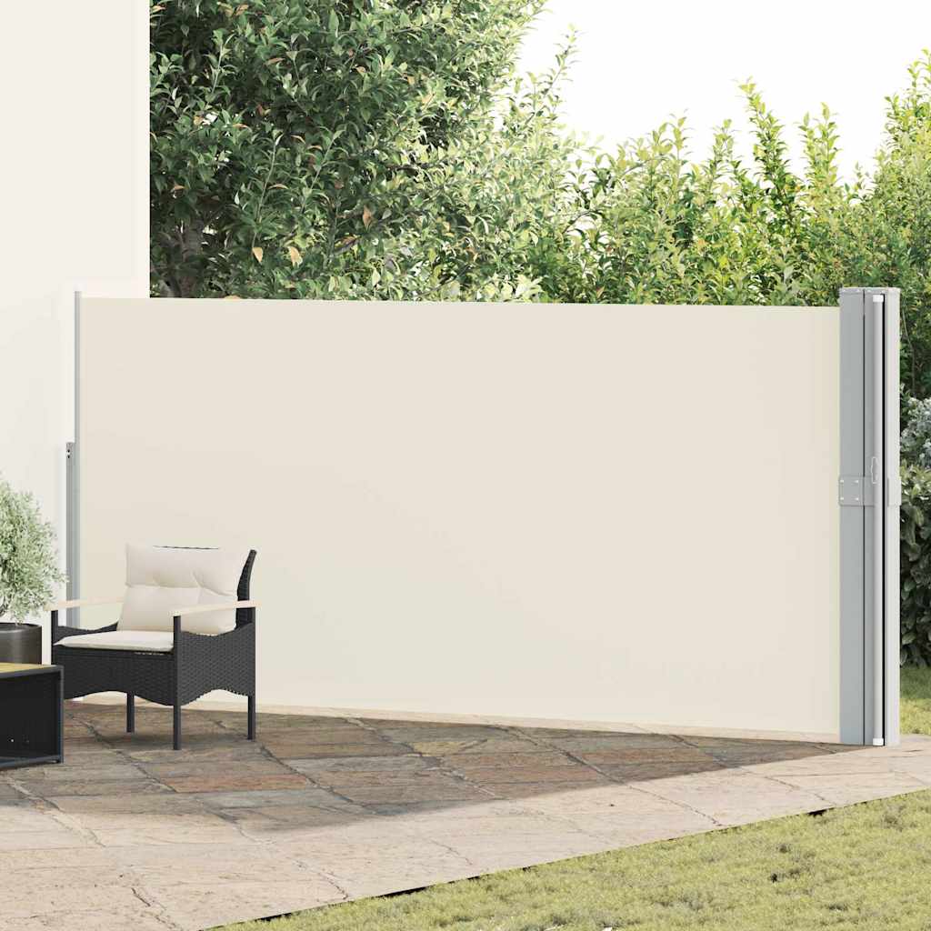 Retractable Side Awning 170 x 1200 cm Cream