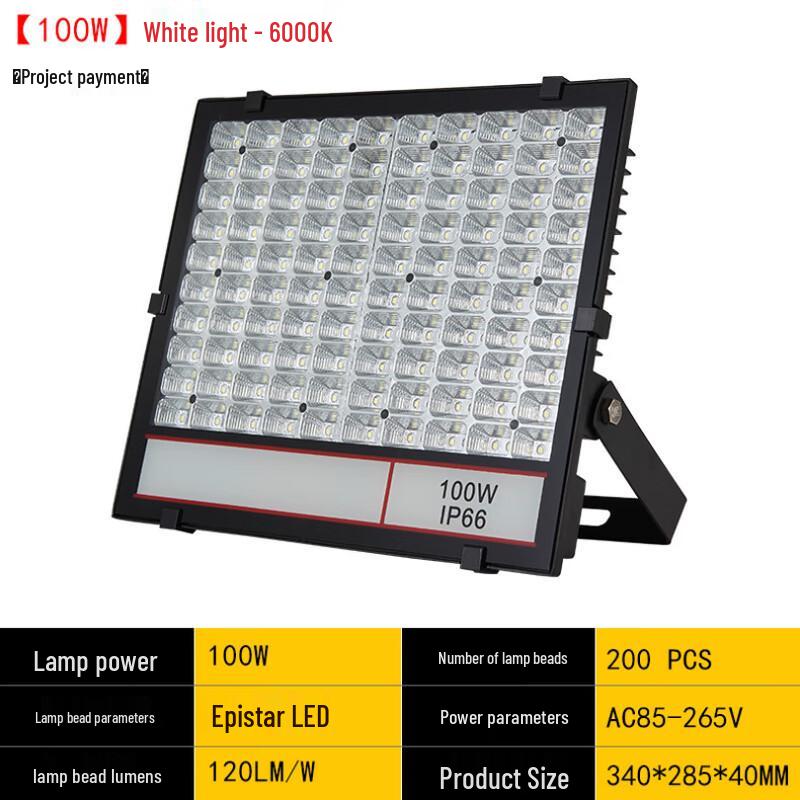 Outdoor Waterproof LED Automotive Detailing Floodlight 100W