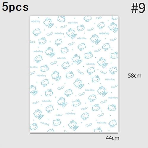 Hello Kitty Wrapping Paper Flower Bouquet Packaging Paper Strap Ribbon Flower Decoration Strap Gift Packaging Paper Accessories