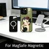 Be-Tty Boo-P Phone Case For iPhone17,16,15,14,13,12,11 Plus,Pro Magnetic with Magsafe Wireless Charging
