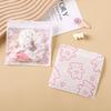 TETP 50Pcs Ziplock Bag With Claer Window Handmade Candy Lollipop Chocolate Macarons Packaging Favors DIY Headdress Bracelet Pack