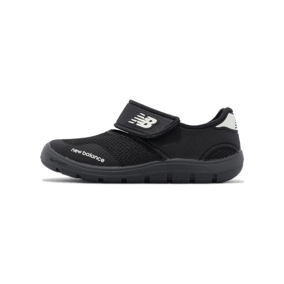 New Balance 208v2 Hook and Loop Black White IO208SB2 Infant Toddler Amphibious Sandal 22.5