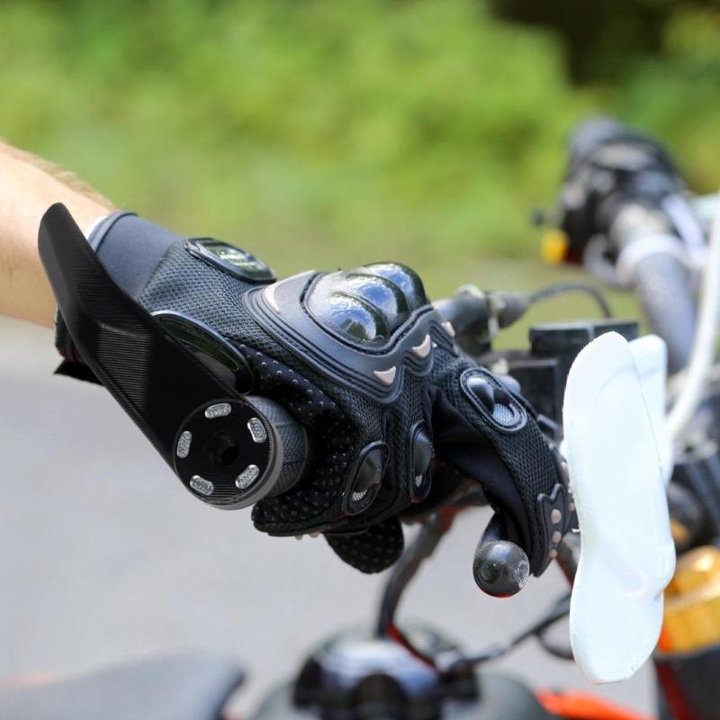 Easy Installation Aluminum Handlebar Guards for Motorcycle Ensuring Quick Setup and Secure Nonslip Grip