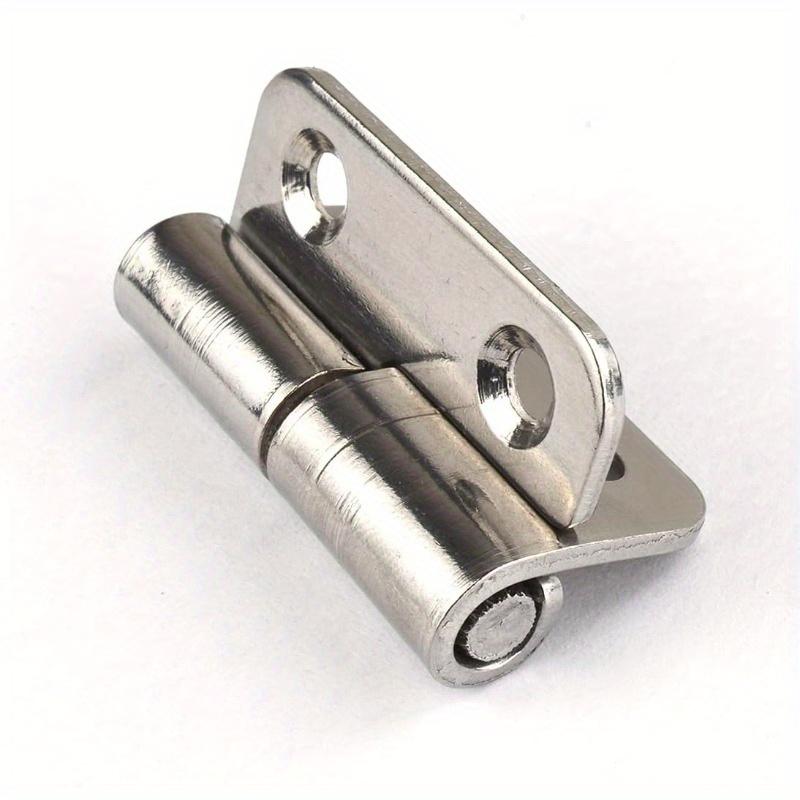 6Pcs Detachable Hinges - 304 Stainless Steel, Left-Hand Pull-And-Slide Joint Design Classic Style Durable Metal Hardware Accessories Ensures Safe
