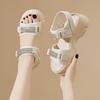 Sports Sandals Women's Summer Outer Wear New Thick-soled Lightweight Summer Soft-soled Velcro Travel Beach Dad Shoes