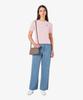 LACOSTE Women'S Basic Crew Neck Short Sleeve Sweater Af115E-56G Ady